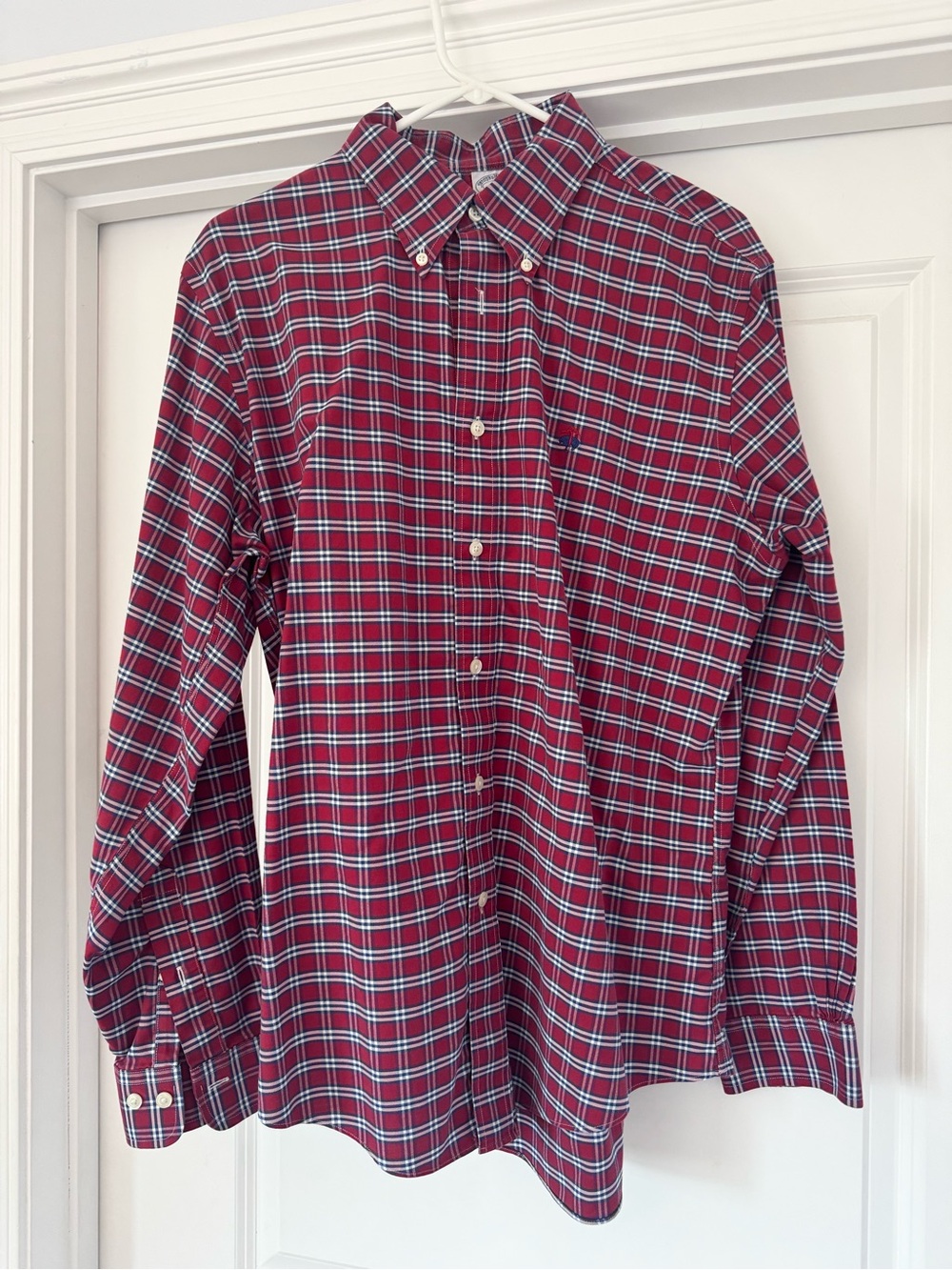Brooks Brothers Red Plaid Button-Down Shirt